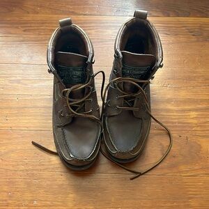 Polo Country Ralph Lauren Lace Up Leather Boots